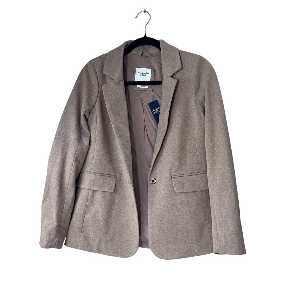 J. Jill Wearever Collection Travel Classic Boyfriend Blazer Large Teal Blue